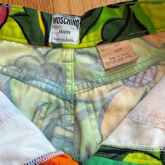 Moschino 90’’s Floral Jeans Vintage Vibrant - Picture 4 of 8